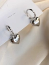 All-925 sterling silver sparkling diamond pearl ear buckles, simple women's summer trendy texture, heavy industry cold style, light luxury earrings 6 details Picture